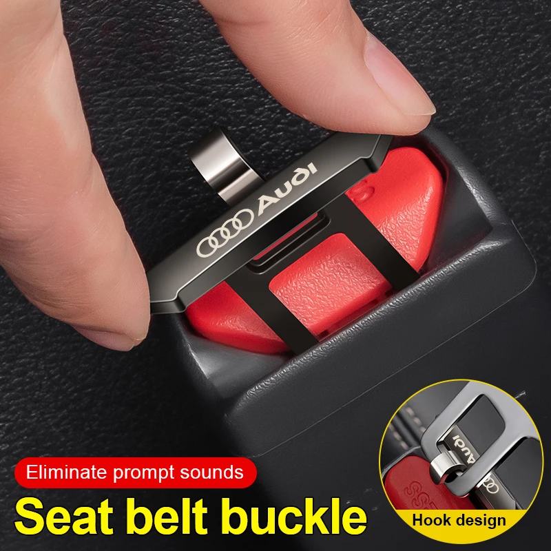 Car Safty Plugs All Logo Seatbelt Buckle Silencer Car seat belt extender plug Clip Buckle