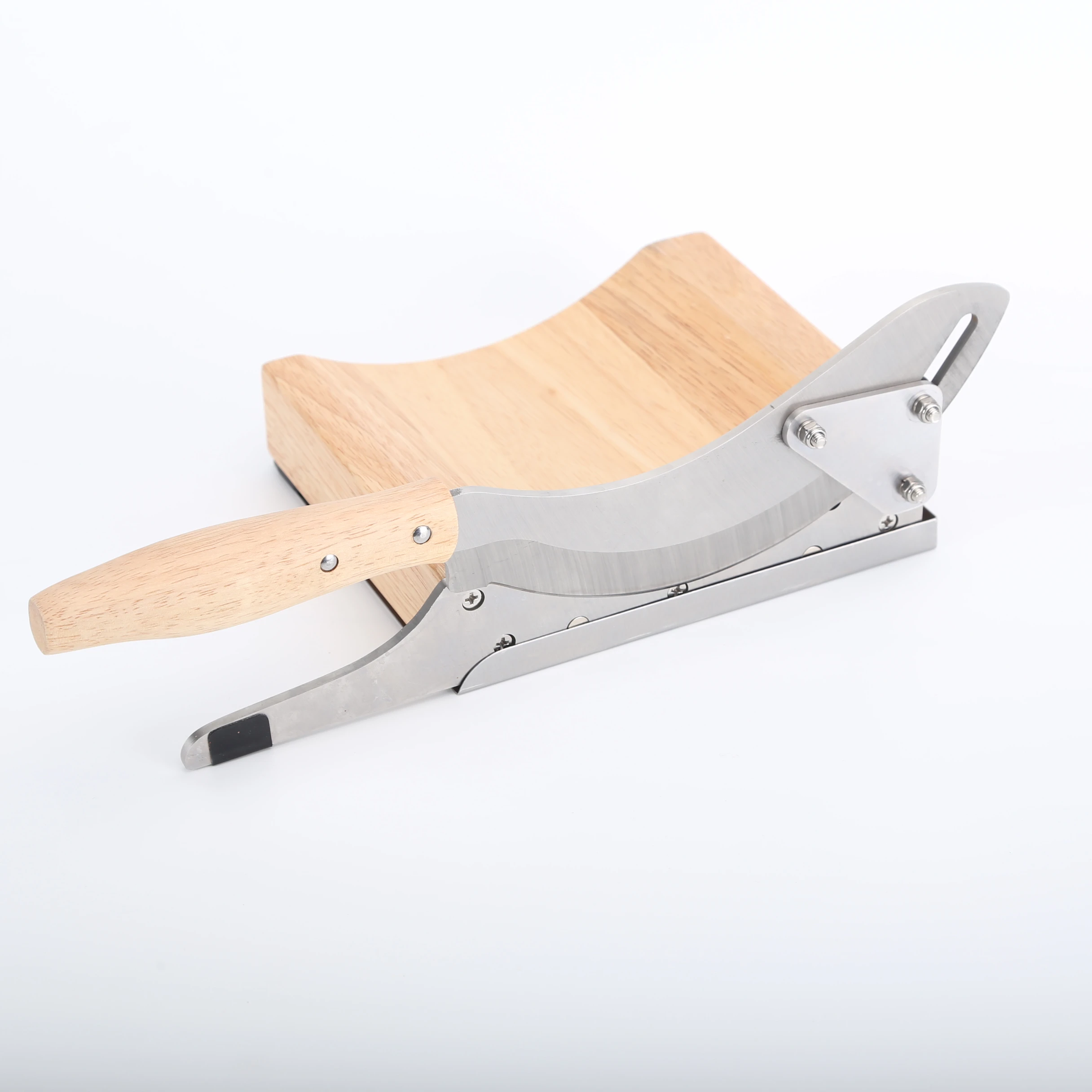 Hot Selling Multifunction Stainless Steel Blade Cutting Machine Wooden Beef Jerky Dried Herb Vegetable Biltong Cutter Slicer