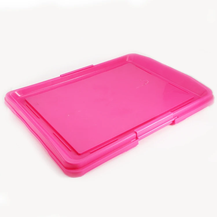 Factory Wholesale Plastic Flat Dog Potty Pee Pad Portable Urine Toilet for Dogs Dog Supplies Cleaning Tool for Pets