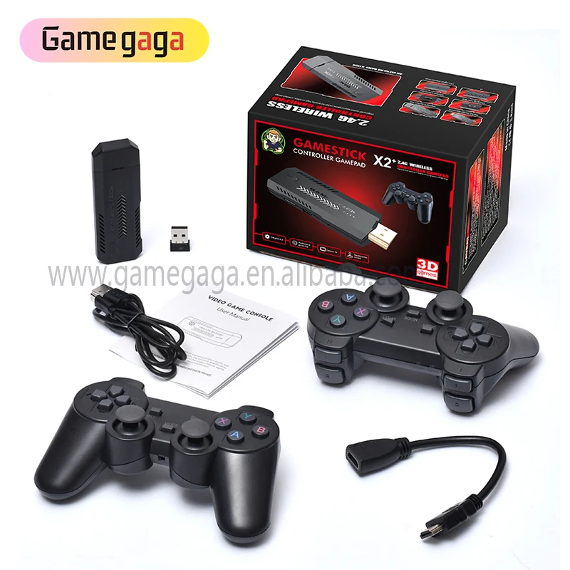X2 Games GD10 Plus Game Stick 4K 30000 игр HD мини консоли Consola Ретро видео для PSP/N64