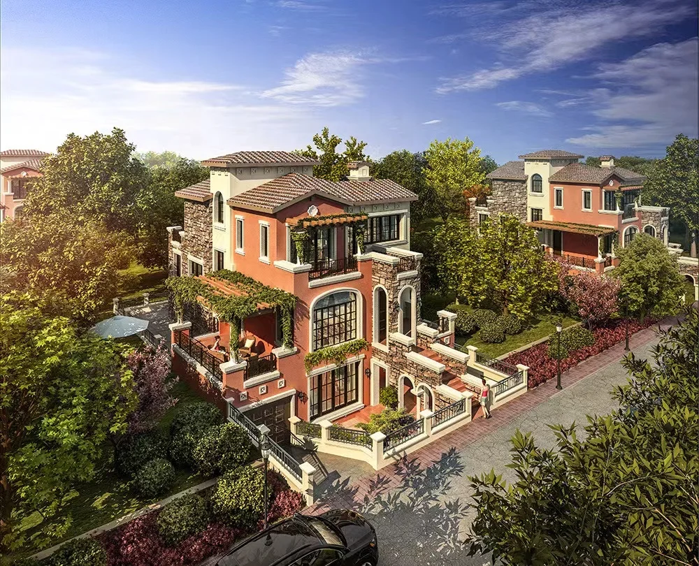 China Prefabricated Houses Large Prefab Homes Prefab Villa House Luxury