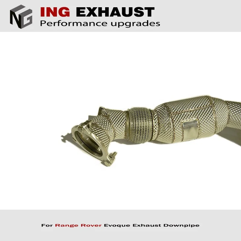 ING For Land rover Range Rover Evoque 2012+ Range Rover Evoque 2.0T L538 Stainless Steel  Without catalytic Downpipe