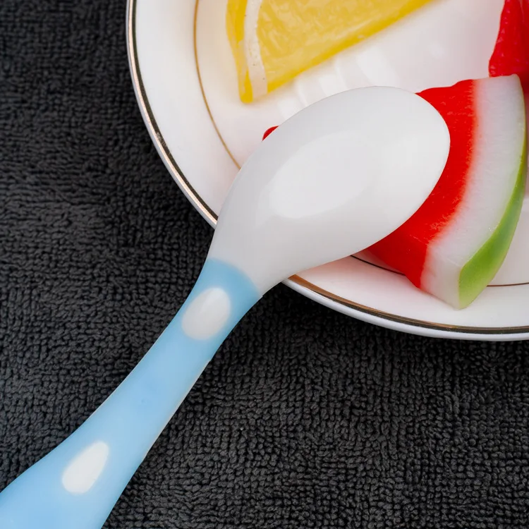 
Baby Supplies Products Baby Feeding Spoon Safety Baby Spoon and Fork Set For Training 