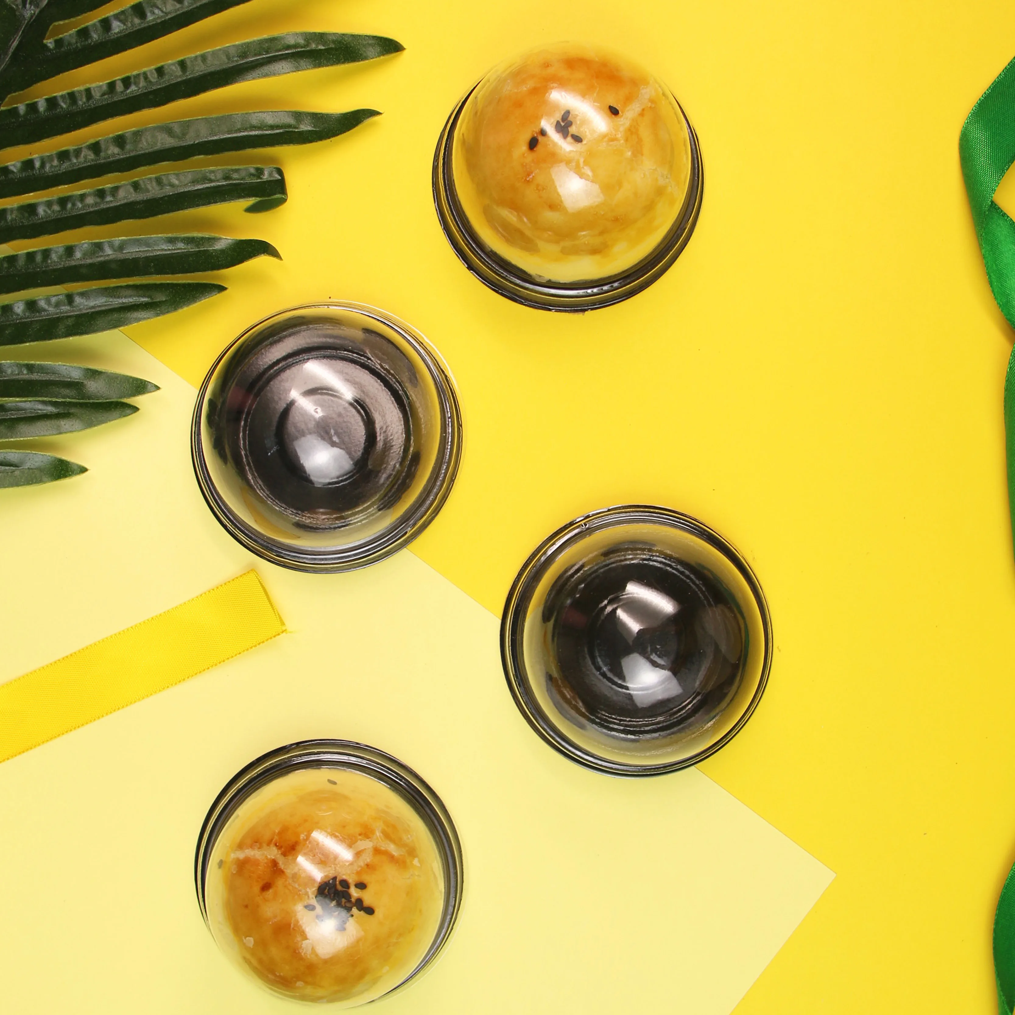 Food Grade Transparent Square Round Mooncake Pastry Plastic Cake Packaging Egg-yolk Puff Container Mini Cake Storage Box