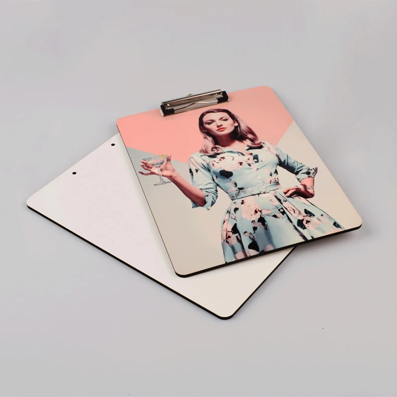 Low Price Guaranteed Quality Sublimation Mdf  Clipboard Wooden Clips Folding