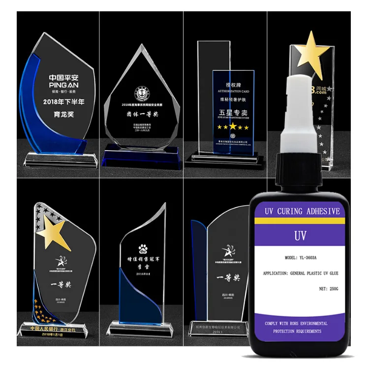 Fiberglass Repair Safety Building Glass Loop Uv Glue Adhesive