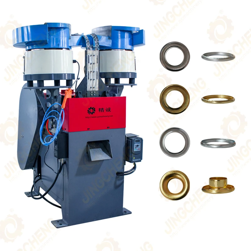 Automatic eyelet making machine