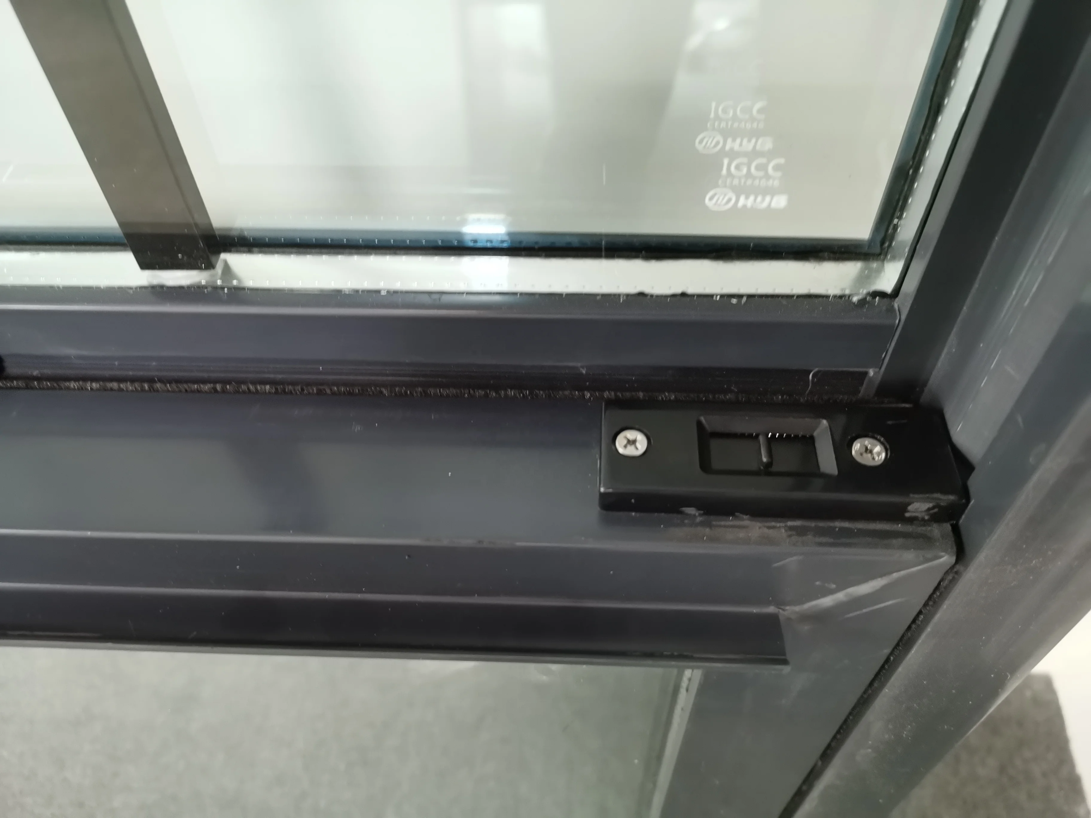 High quality Pvc window double glazed vinyl single hung window