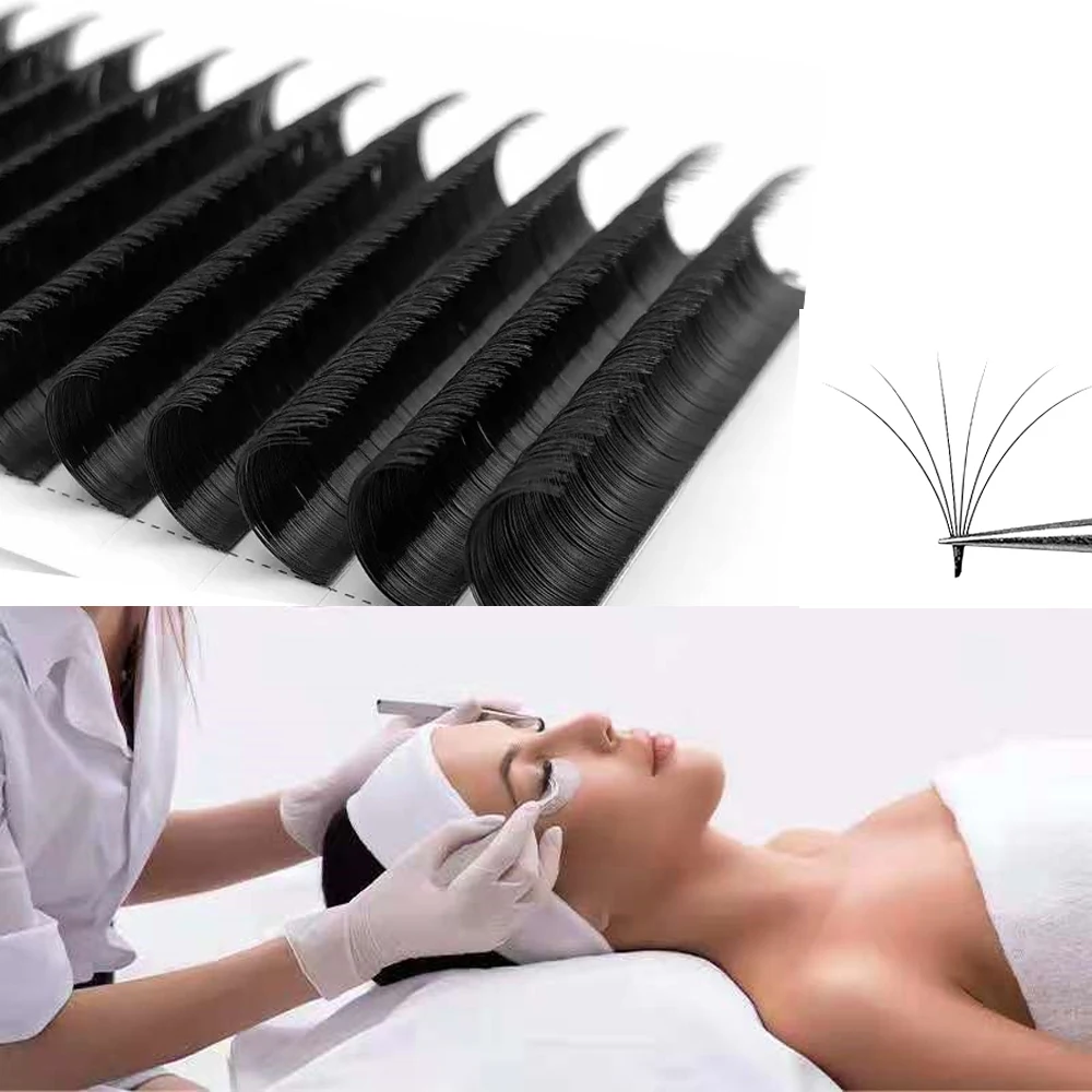 TopGirLash Easy Fan Faux Mink Volume Eyelash Extensions Fanning Eeyelash Extension