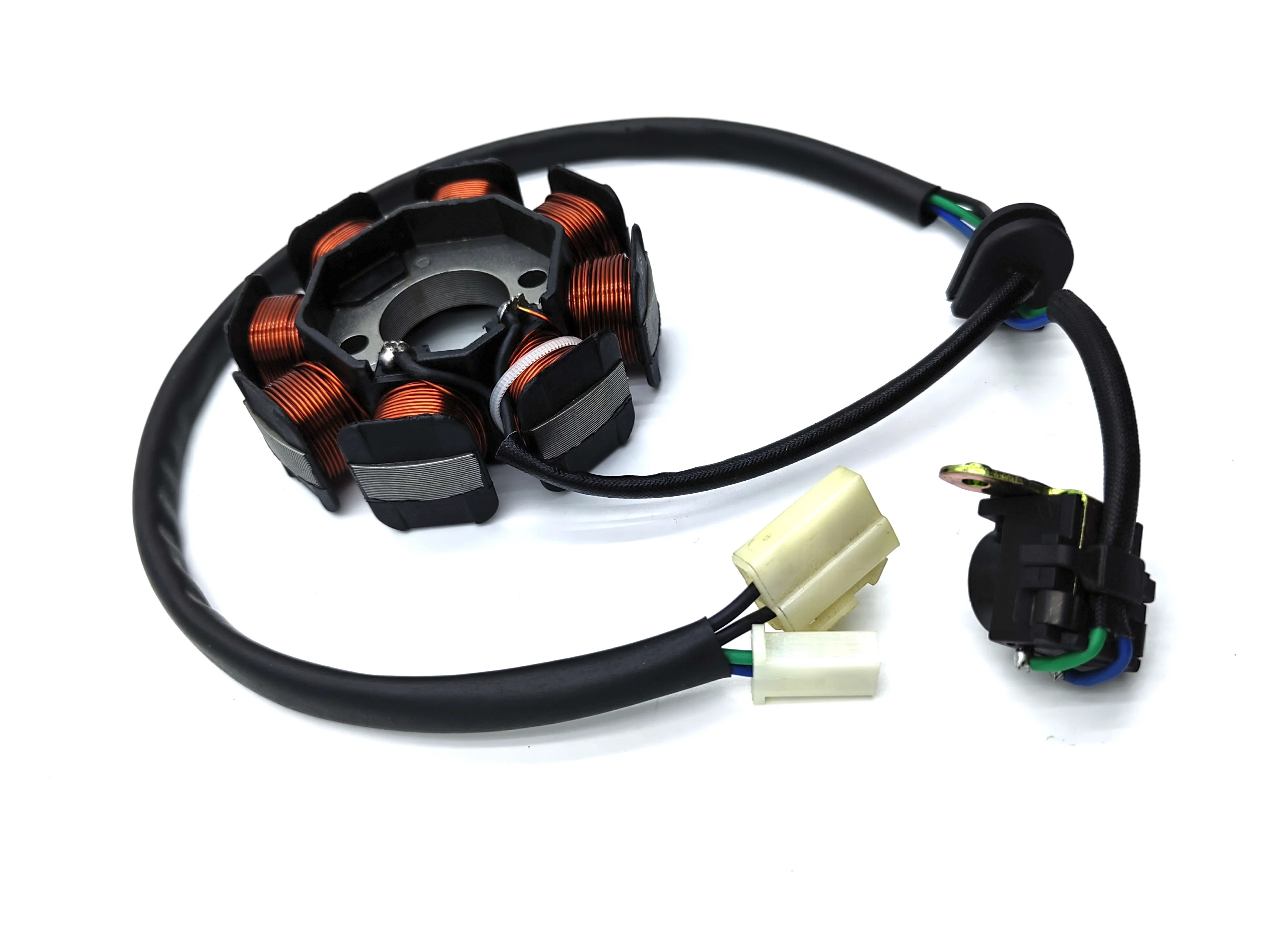 Motorcycle Stator Ignition Coil, High Quality stator Laminated Copper Coils  for Suzuki GS 110 8 pole