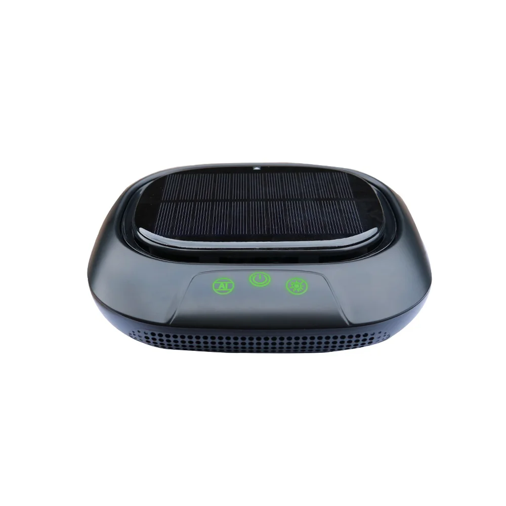 Hot Sale UVC Portable Mini Solar Air Purifier Ionizer for Car