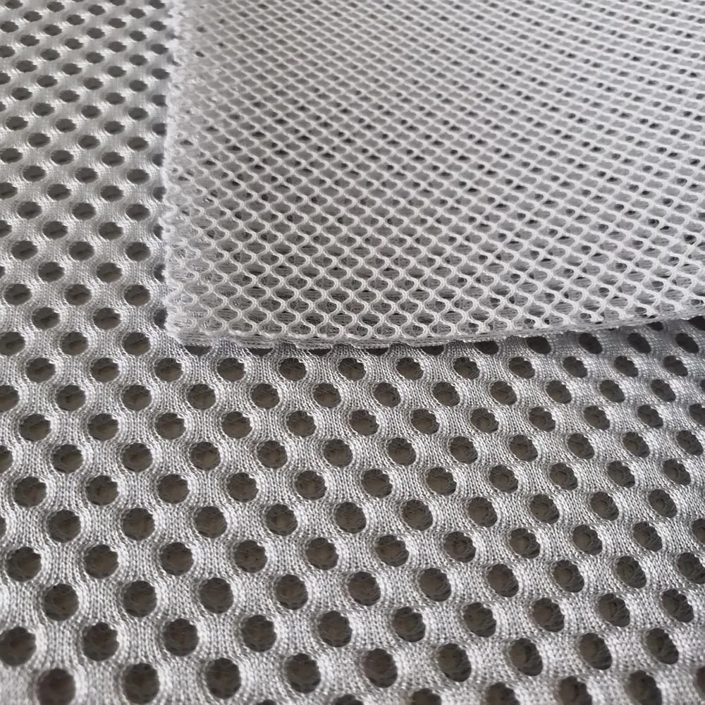 China textile 100%  polyester sandwich air mesh fabric warp knit fabric for shoes bag etc