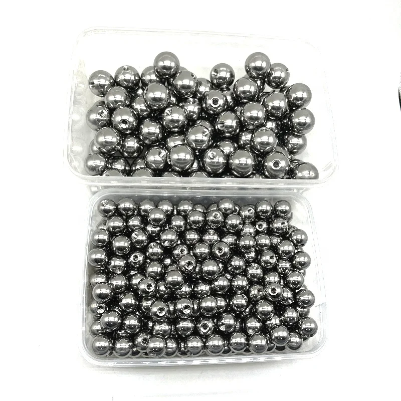 Drilled half hole stainless steel ball