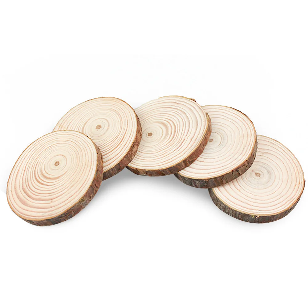 Discs for Wood Burning Painting DIY Projects Wood Slices Natural Unfinished Round for Crafts