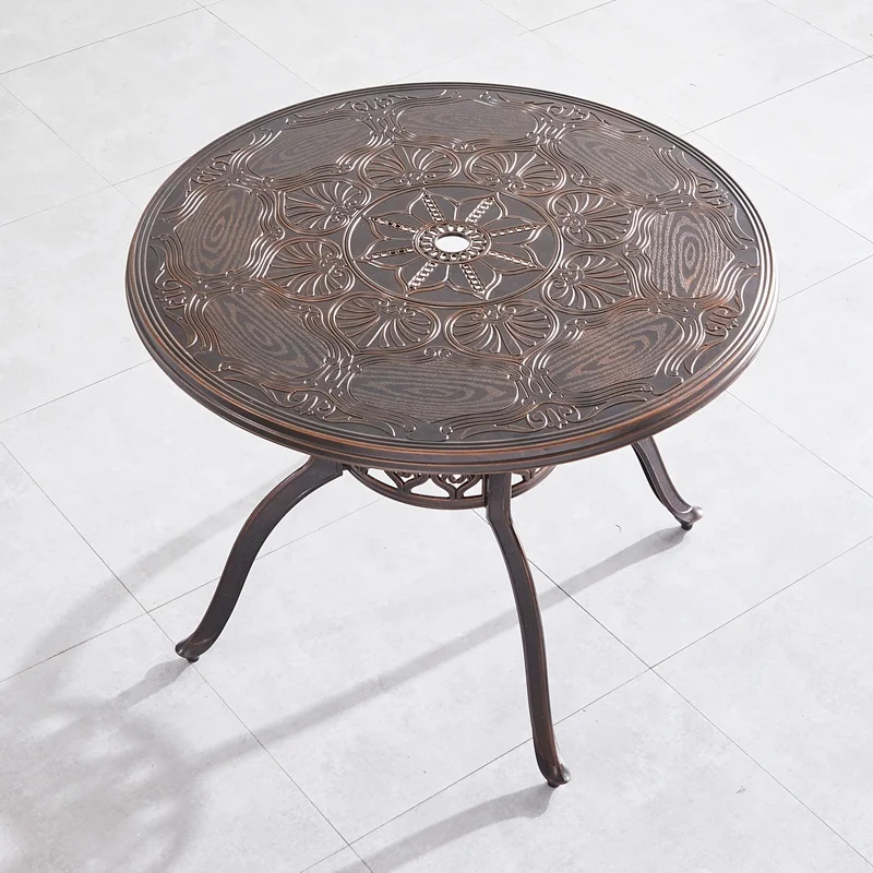 Luxury Modern Casting Aluminum Outdoor Garden Table  In Cheap Price