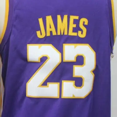 Лидер продаж оптовая продажа футболки для баскетбола с вышивкой Джеймс молодежные майки фабричные магазины