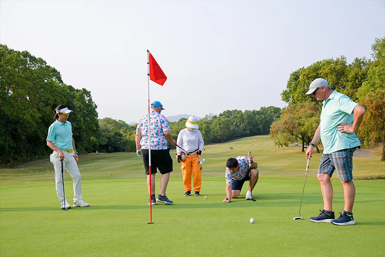 Golthan Wholesalew Print Polo Shirt 92 Polyester 8 Spandex Breathable Men Four-way Stretch Sleeve Custom Golf Shirts