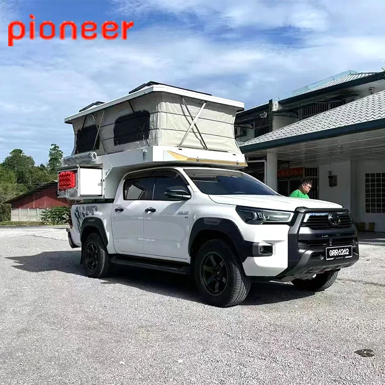 Роскошная всплывающая палатка для внедорожника алюминиевая 4x4 грузовик кемпер наземный прицеп продажи
