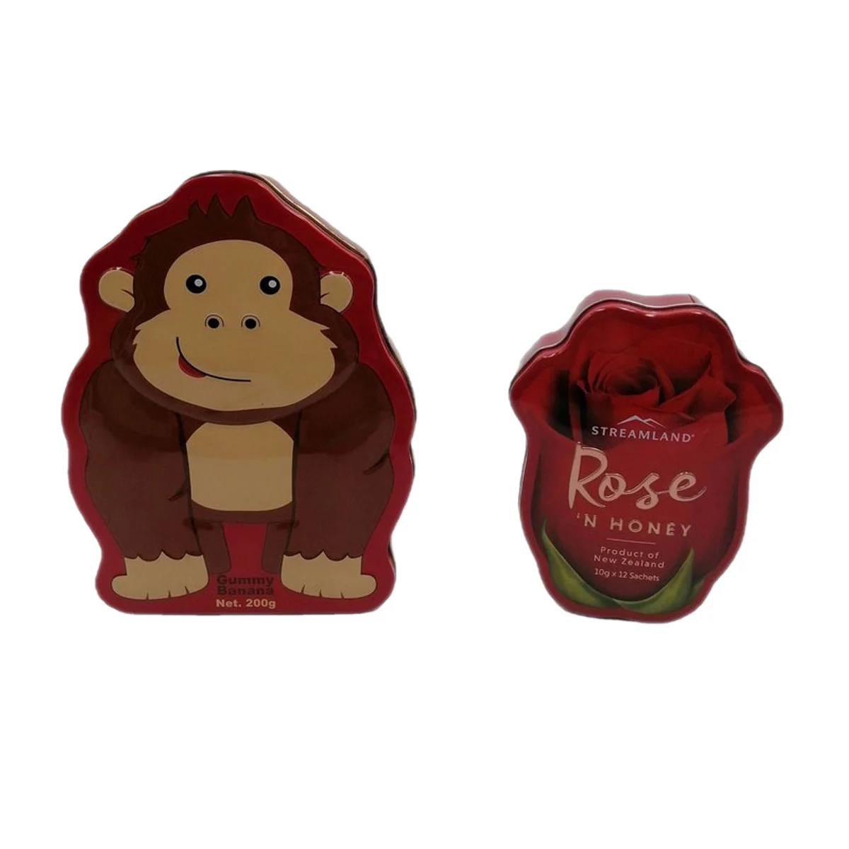 Oem Irregular Shaped Printed Creative Tinplate Metal Design Recyclable Custom Tin Can Box