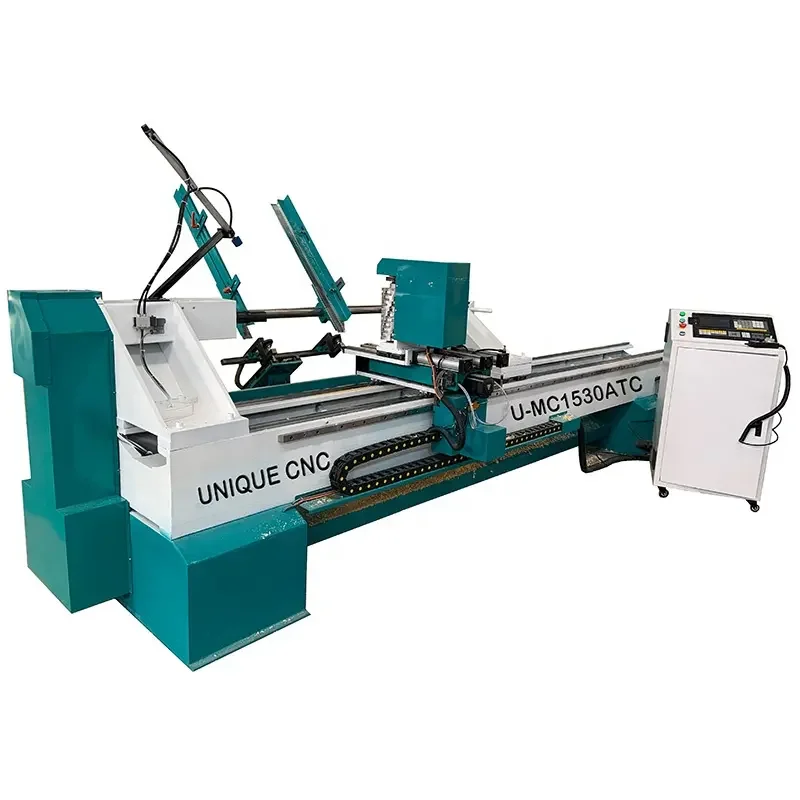 Cnc Cast steel wood mini lathe machine multi funtion cnc wood lathe machine for wood engraving