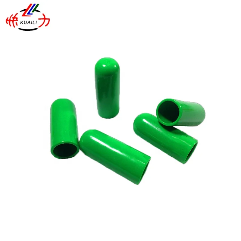 KUAILI Best Quality Free Sample Flexible PVC End Caps Round Plastic Caps 20mm