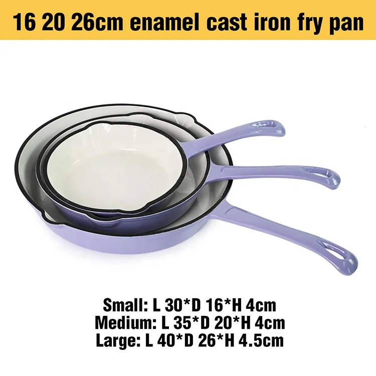 Custom Iron Cast Cookware Enamel Cast Iron Cooking Pot Cookware Set