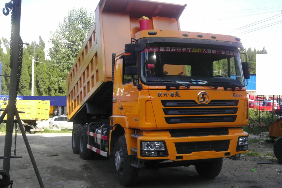 Chinese supplier 6x4 diesel power 340hp engine euro 3 emission level 16 speed manual transmission lorry 15m3 dump truck