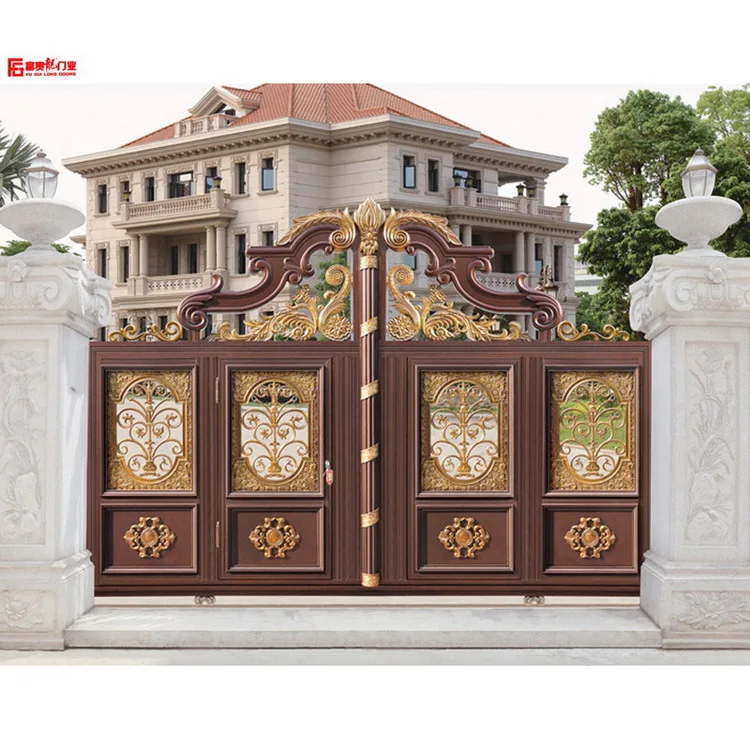 Customized High-quality Courtyard Gate Aluminum Villa Gate