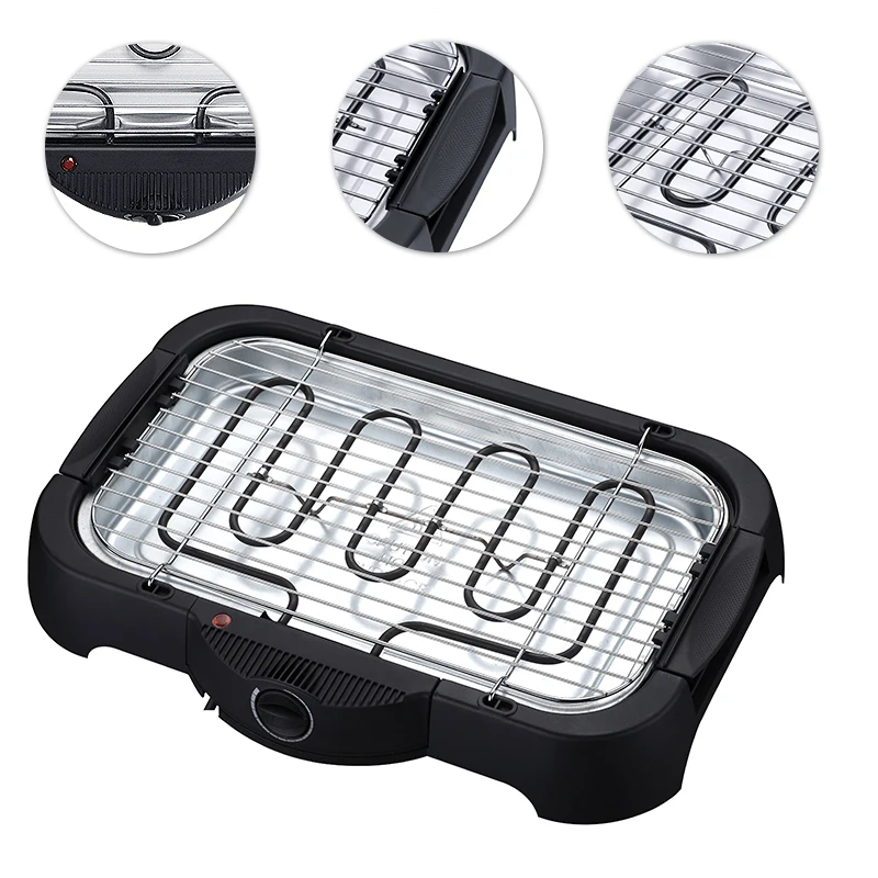 BQ228-B Hot sell electric party grill smokeless bbq grill