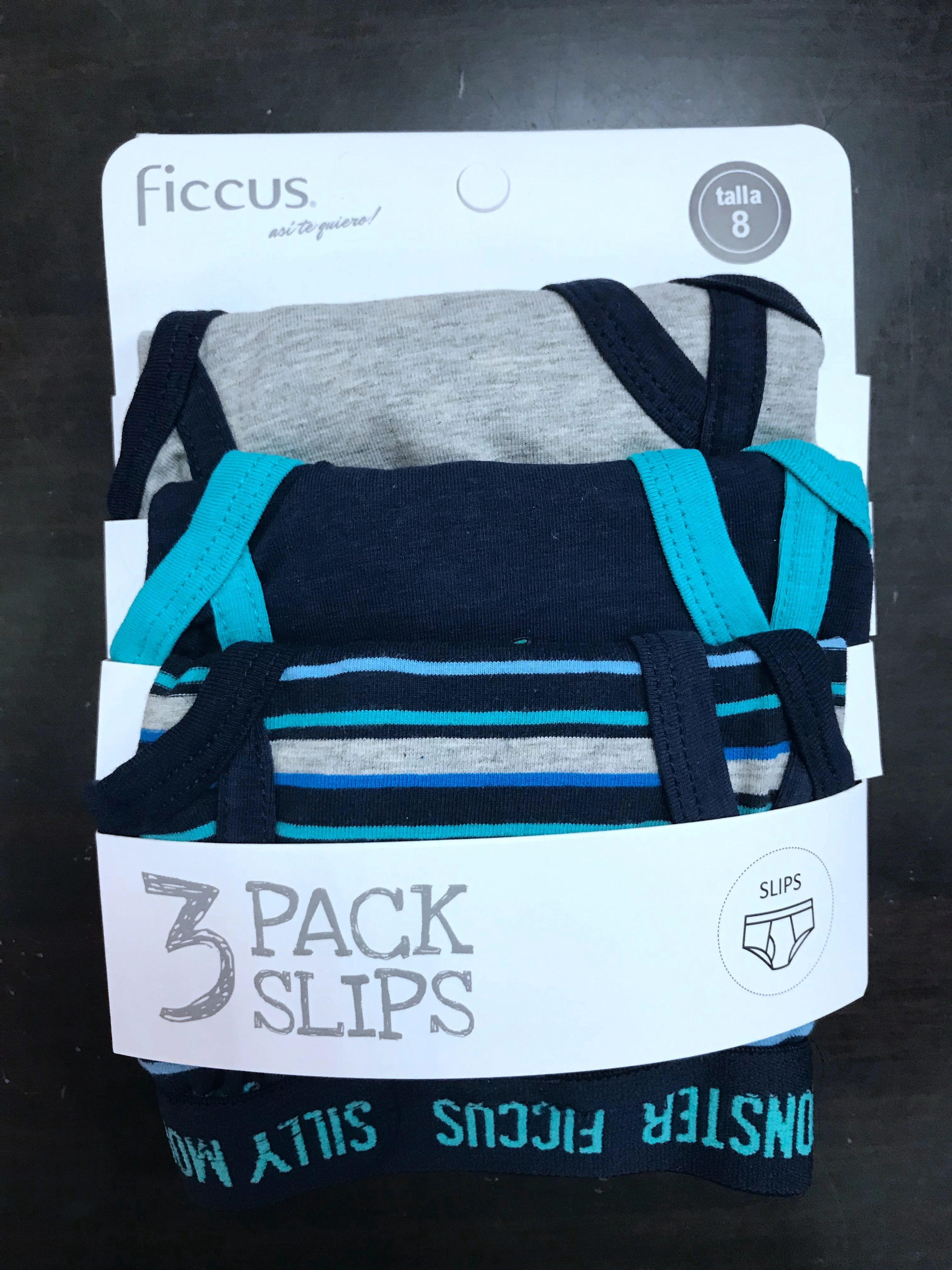 3-Pack Custom Open Pouch Underwear Children Briefs Boys Underpants Kids Slip Briefs Teenagers 4-12Y