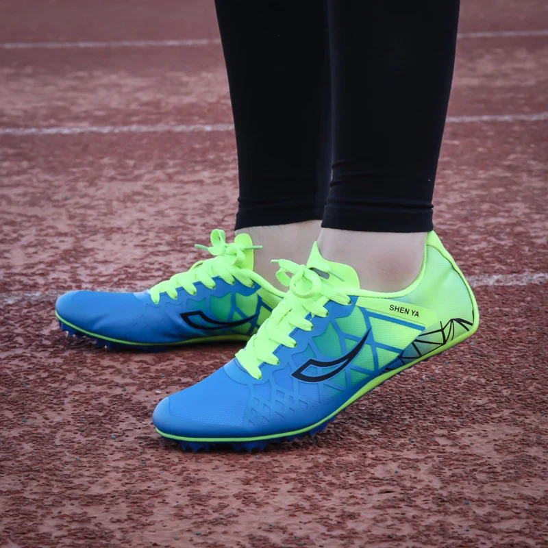 
Men Track And Field Spikes For Sports Running Shoes Women Professional Track Race Jumping Shoes Athletic Sneakers Trainer 