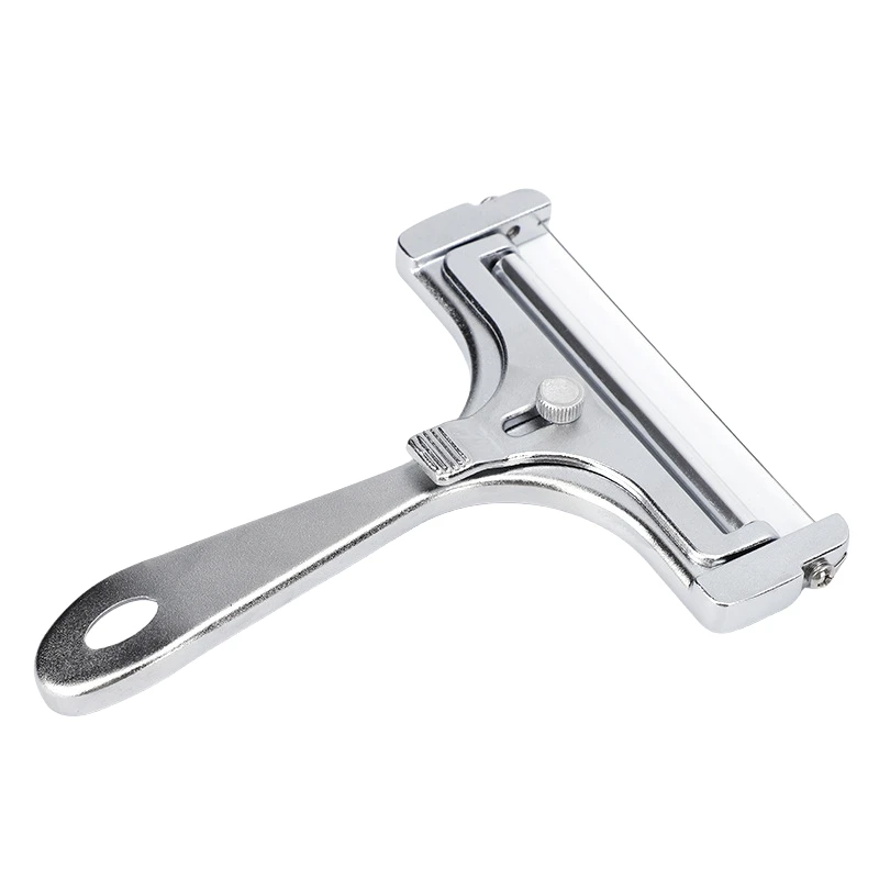 Wholesale Kitchen Gadget Hand Held Cheese Cutter Cheese Slicer With Adjustable Thickness-Wire Cheddar Cheese
