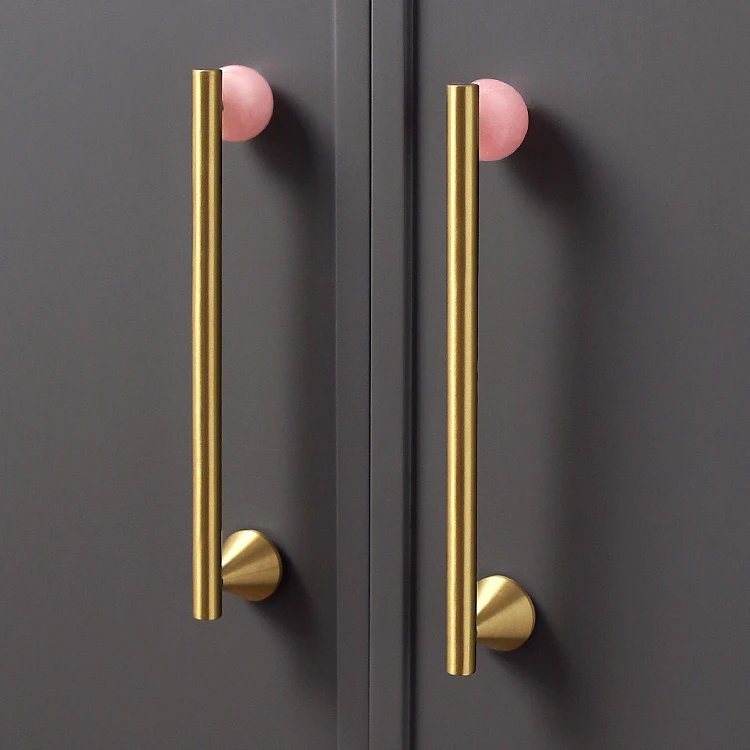 Натуральный обувь с украшением в виде кристаллов латунь мебельные ручки дверные и для кухонный шкаф выдвижными ящиками Тянет домашний декор