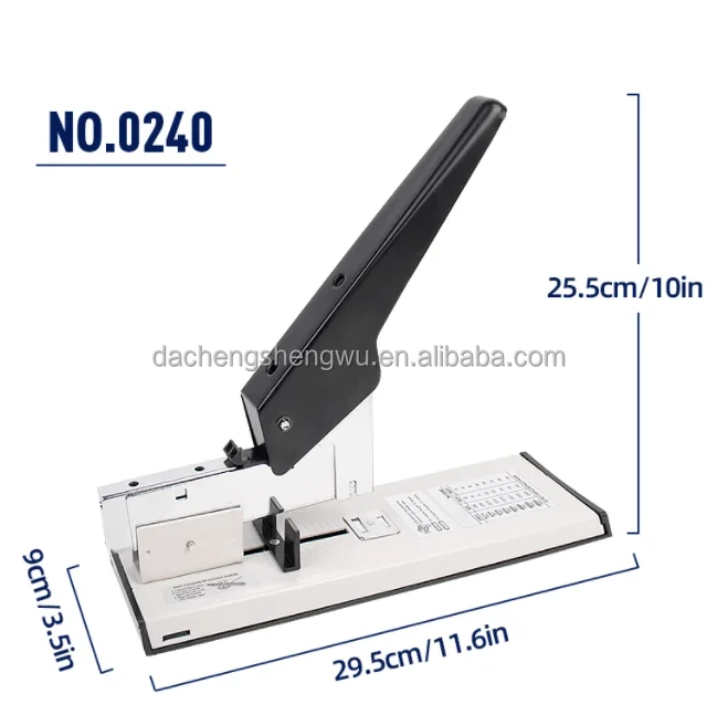 Large hand-held financial thickening stapler Heavy duty office stapler