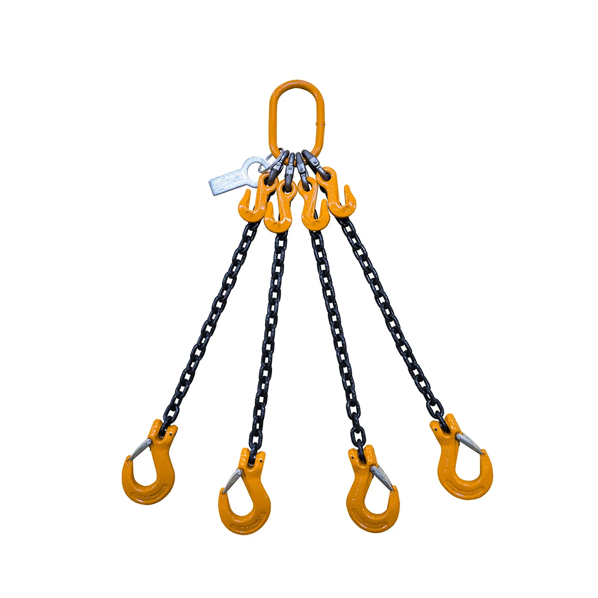 OEM Sling 3ton G80 Red Choker Crane Webbing Oil Drum Master Link Chain Slings for Lifting Chains Factory|Sling Chain with Hook L