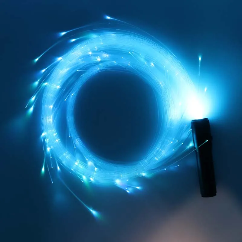 Светодиодная оптоволоконная танцевальная плетка RGB игрушка для вечеринок баров световых шоу музыкальных фестивалей EDM
