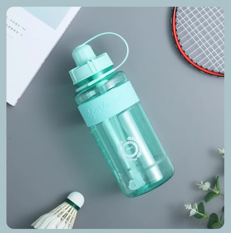 Factory Direct Supply Large Capacity 0.6L/1L/1.5L/2L Removable Sports Water Bottle