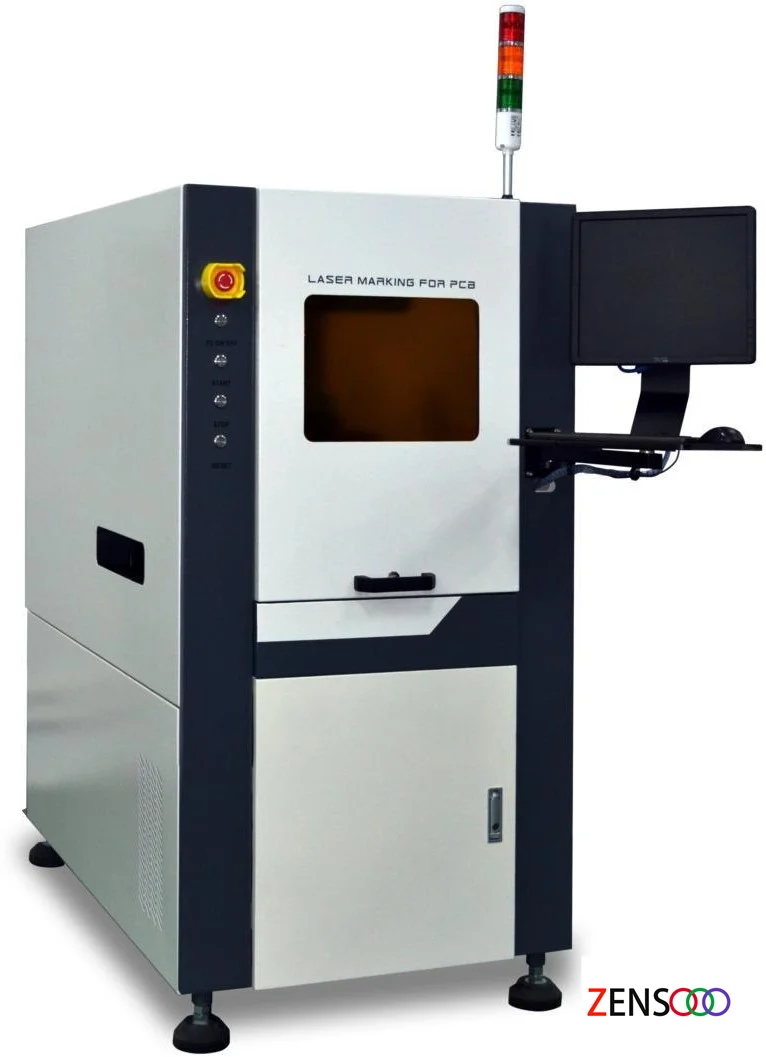 Automatic Customize Laser Engraving Machine For For 1D/2D Code Text And Picture Marking On PCB Board