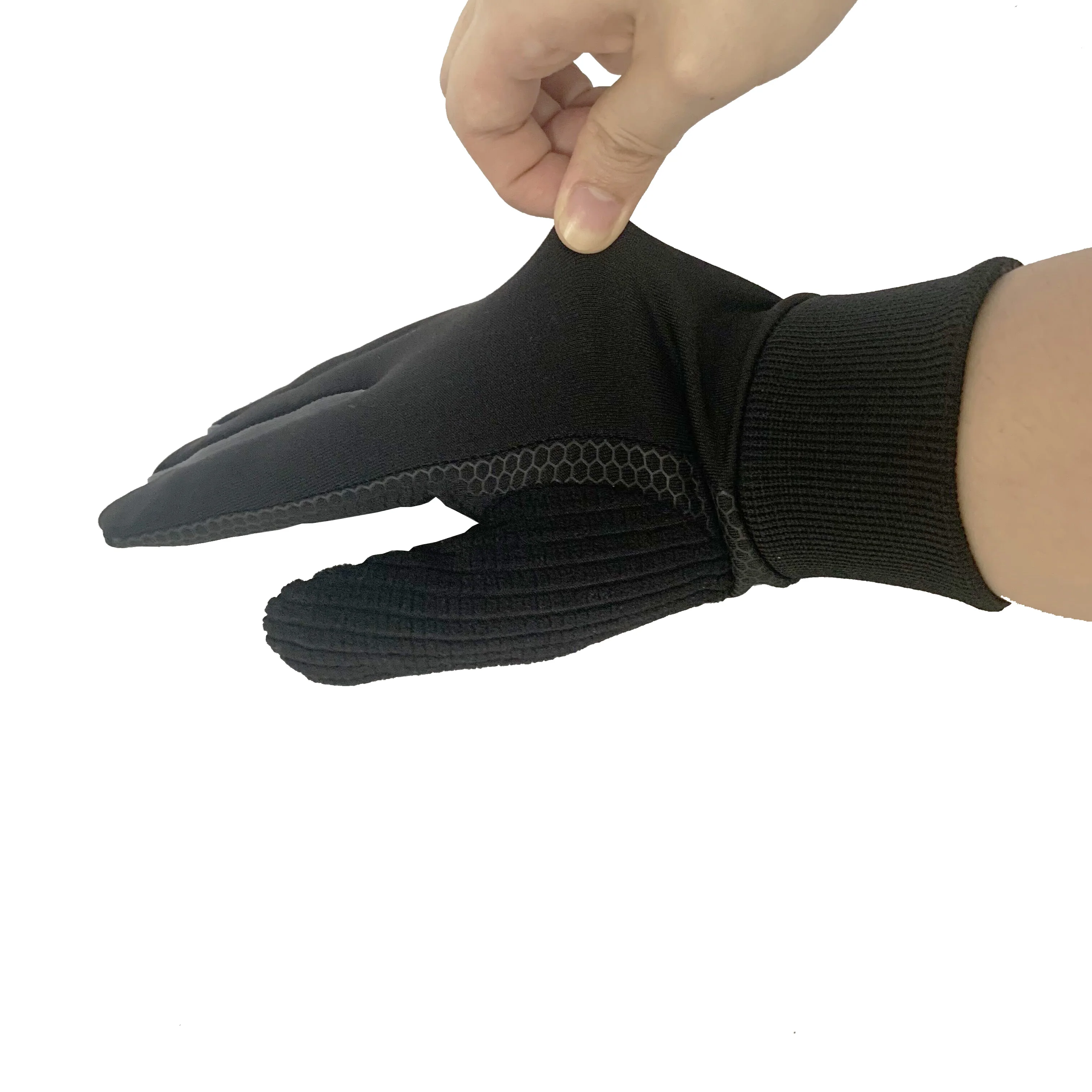 Cotton Glove Crochet Cycling Gloves Mink Fur Mittens