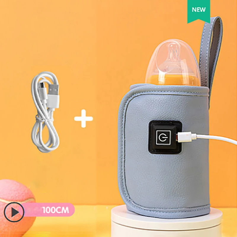 High Quality Travel Baby Feeding Bottle Warmer Cloth Bag Electric Portable Usb Bottle Warmer