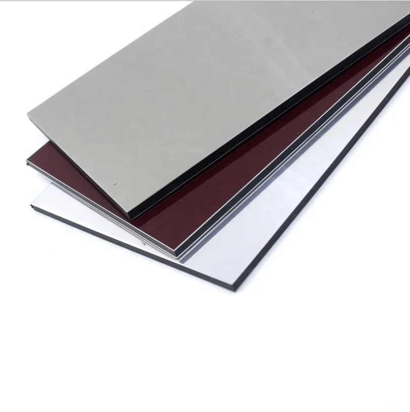  Eco-friendly 4x8 / 4X10 Feet Aluminum composite panel Unbroken Core Sandwich Panel for Partition