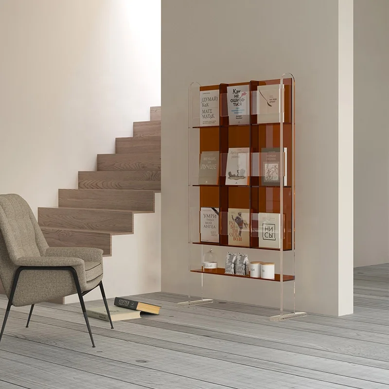 Luxury living room storage rack display rack simple CD storage magazine rack