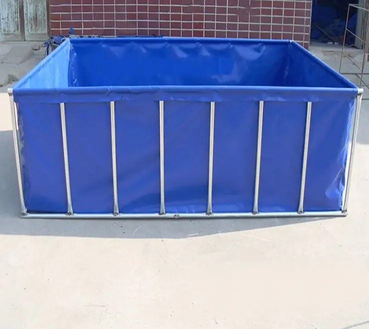 PVC Coated Material for Covers fish water pool High Quality Customized Ripstop Extreme Strength Tarpaulin Water Pool