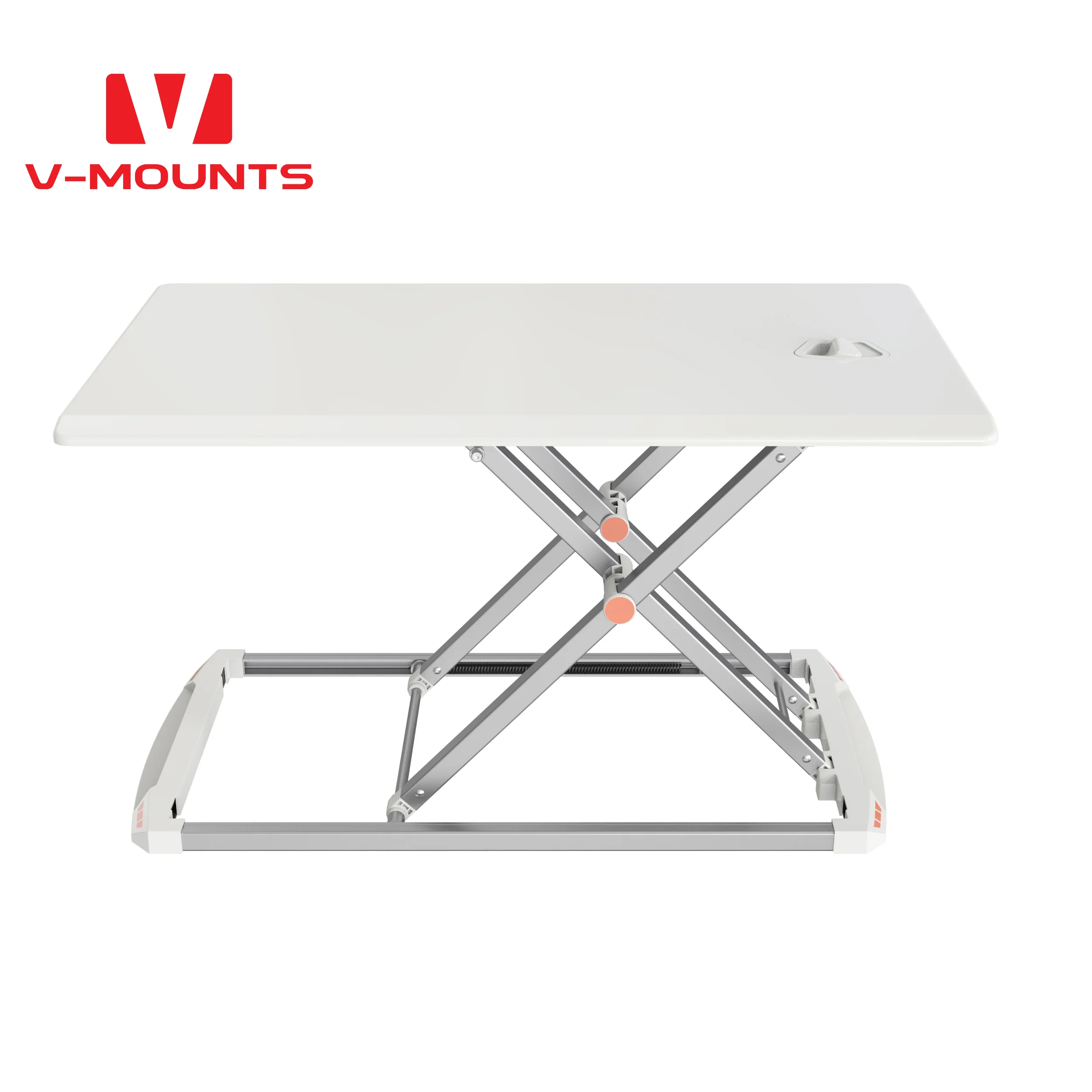 V-mounts  Computer Desk Converter Adjustable Height Desktop Riser Sit Stand Desk Standing Desk For Laptop Office Home VM-SD15