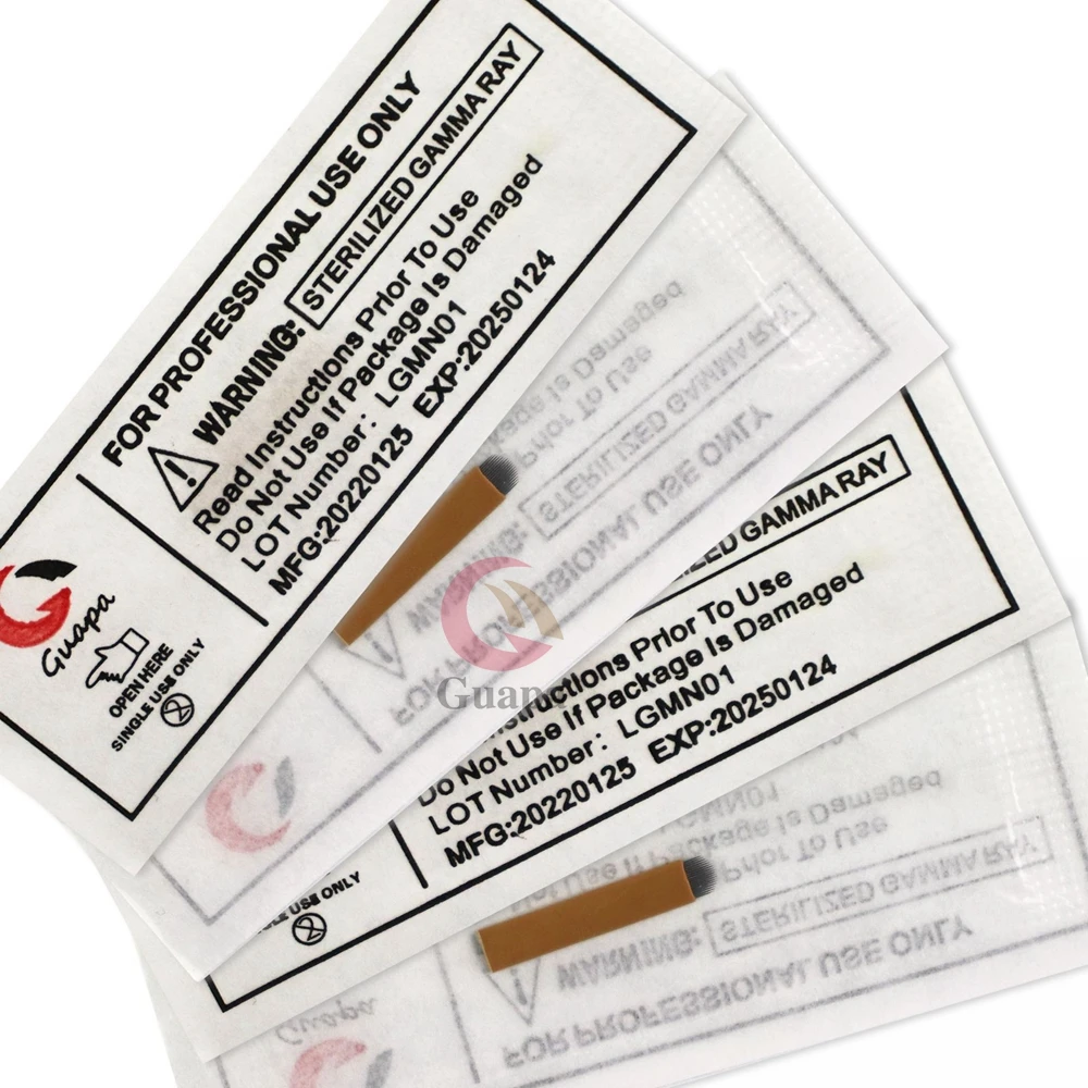 Private Label Microblading Needle Eyebrow Blade U18 0.18mm  Nano Needle Artist Blade U304 Stainless Steel Disposable Tool