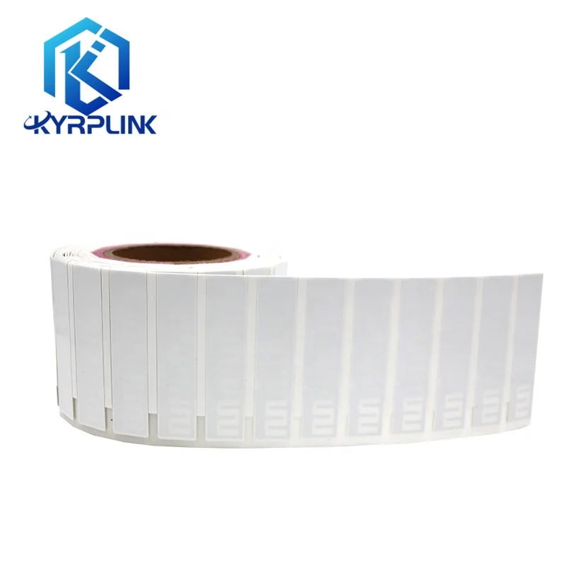 55x15x1.25mm Impinj MR6-P Flexible Reading  Long Distance UHF RFID Tag on metal Labels for asset tracking