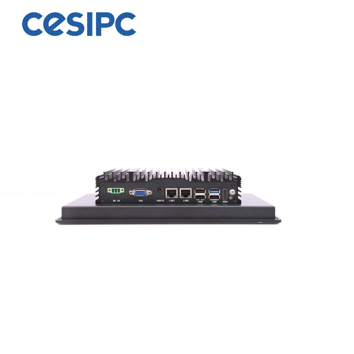Fanless Industrial Mini PC I5 10210U 4*com 3*RS232/2*RS485 all in one computer touch panel pc industrial