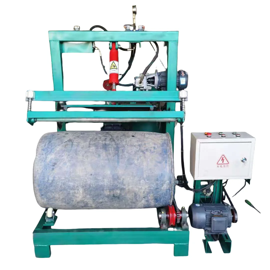Efficient oil drum cutting machine Waste oil drum cutting equipment Waste plastic drum cutting machine