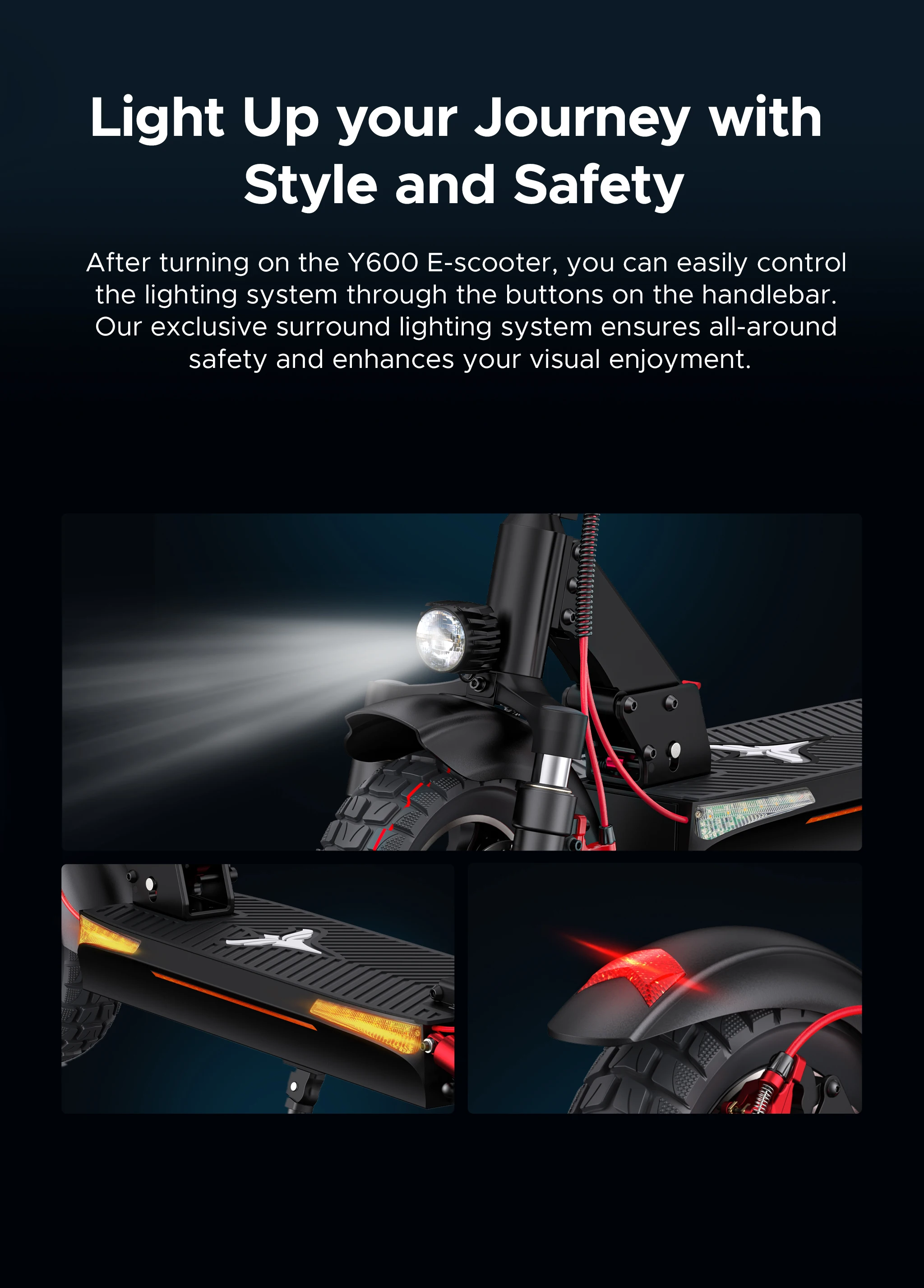Buy Electric Scooters Shipping EU Warehouse ENGWE Y600 Electric Scooter 48V18.2AH 600W Powerful Electric Scooter For Adults