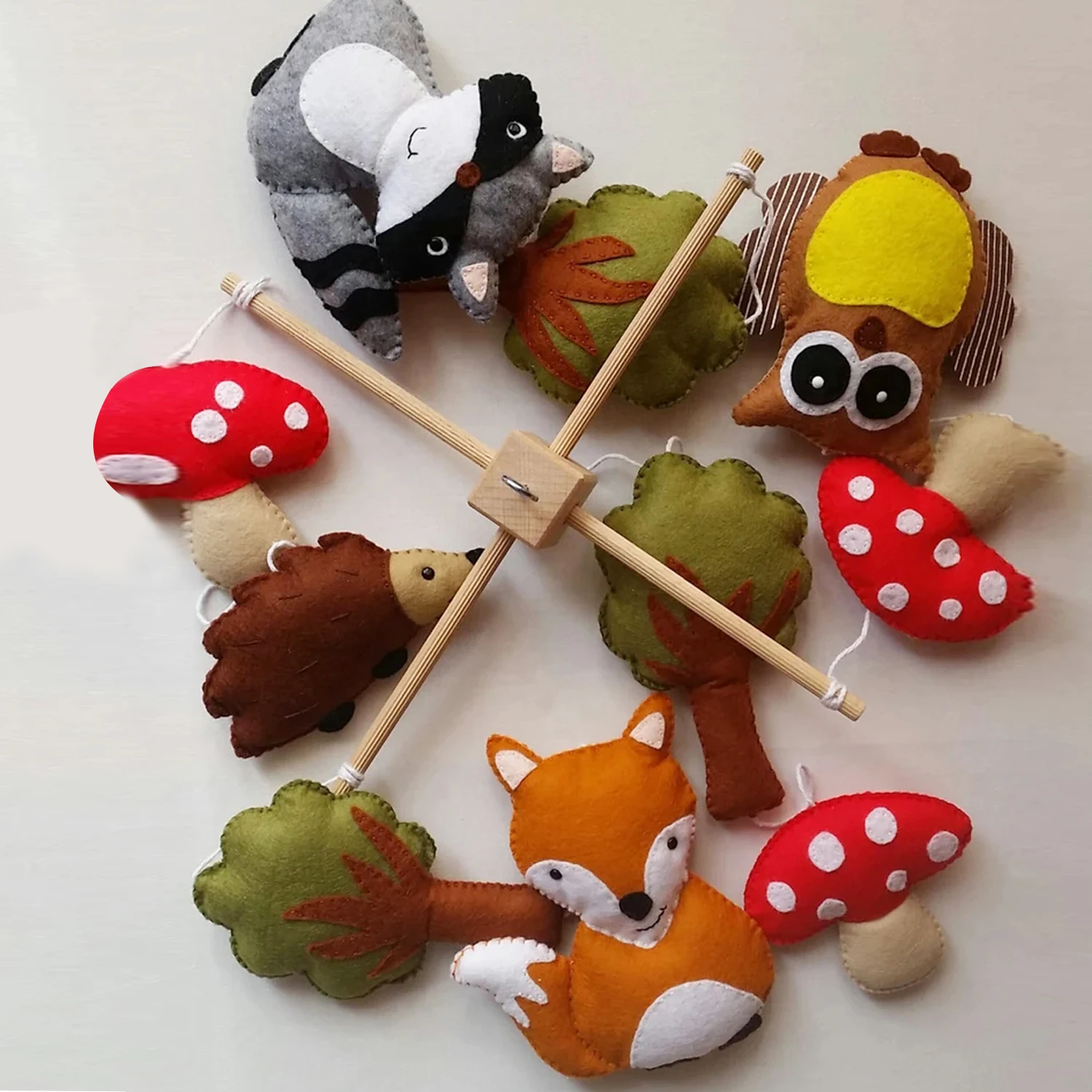 Детский мобильный войлочный детский мобиль для кроватки оптовая продажа Мягкий войлочный детский мобиль для детской кроватки